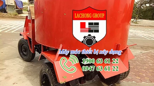 máy trộn bê tông tự hành, may tron be tong tu hanh