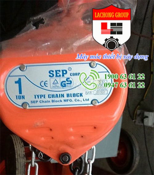 pa lăng xích kéo tay, pa lang xich keo tay