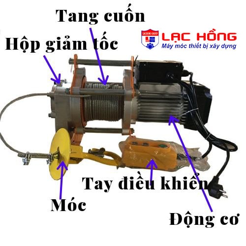 Kết quả hình ảnh cho móc cẩu tời nhanh KCD