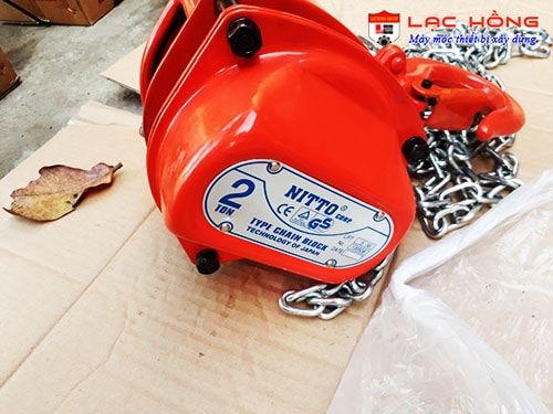 pa lăng xích kéo tay nitto giá rẻ ở hải dương