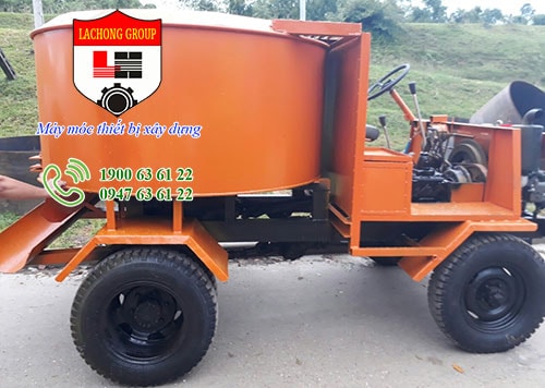 máy trộn bê tông tự hành 6 bao